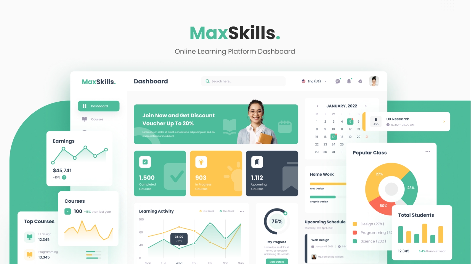 Educational LMS Platform Design